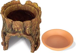 Dragon barbu Geckos Mister Peddling <span class=keywords><strong>Reptile</strong></span> Produits pour Léopard Abri En Céramique Serpent Petite Cacher En Plastique <span class=keywords><strong>Reptile</strong></span> Cachant Cave - Product Image 4