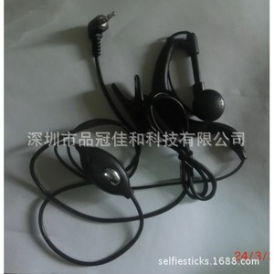 T388 Walkie Talkie Headset Ear Hook Style With Built In <b>Microphone</b> Anti Slip Plastic Material - Product Image 5