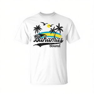 T-shirt de voyage Bahamas Bound, design assorti pour réunion de famille et croisière - Product Image 2