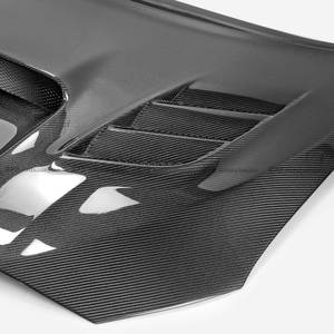 Capó de Ventilación Estilo VRSA1 de Fibra de Carbono y Fibra de Vidrio Forjada con Panal de Abeja para Subaru WRX STI S4 VAB VAF 15-20 en Adelante - Product Image 4
