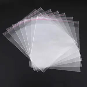 Resealable Thickened Grip Seal LDPE Poly Polythene Plastic Transparent PE Clear Zip Lock Jewelry Sample Bag Cloth Bag OPP
