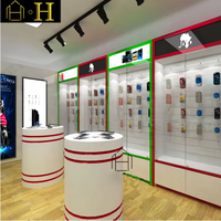 Comptoir de Téléphone Mobile, Présentoir d'Accessoires Design, Vitrine de Vente en Gros pour Magasin de Téléphonie, Étagère à Coques de Téléphone