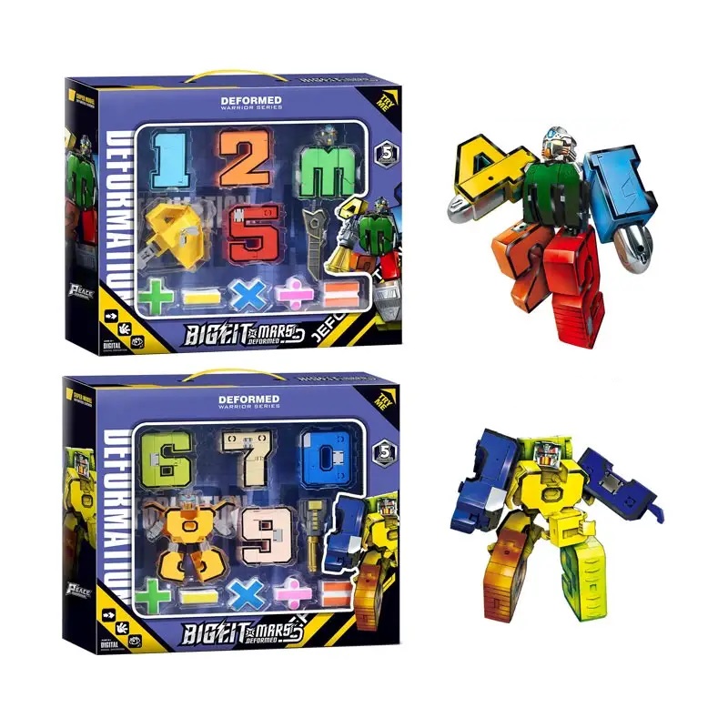 EPTアセンブルシェイプシフティングナンバーアルファベットロボット