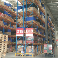 Système d'étagères de stockage industriel réglables et personnalisables, unités empilables, rayonnage métallique, rayonnage à palettes en acier pour entrepôt