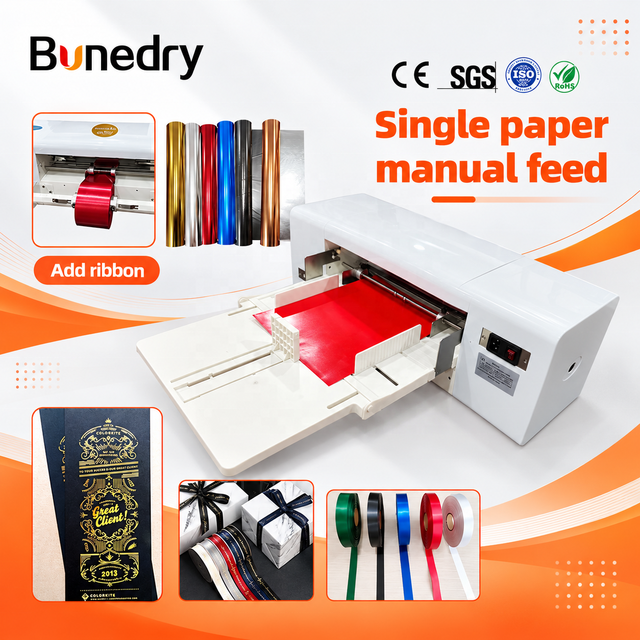 360A Automatic Hot Foil Stamping Machine Digital No Plate Printer for Multi Sizes Paper Card Leather Packaging Printing