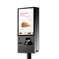 Quiosco de Pago de Estacionamiento Inteligente para Exteriores, Impermeable, Autoservicio, con Reconocimiento Facial, Lector RFID/Código de Barras/Tarjeta, Pantalla LED