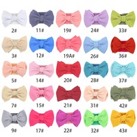 25 couleurs Top Knot Fashion Headwear pour bébé fille Accessoires