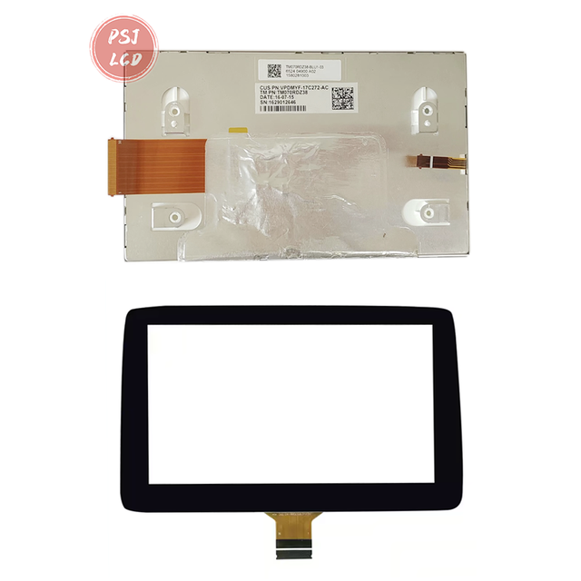 7 Inch Touch Screen Digitizer Touch Panel With LCD DISPLAY TM070RDZ38 for 2014-2016 Mazda 3 CX-3 MX-5 Alexa Navigation Radio