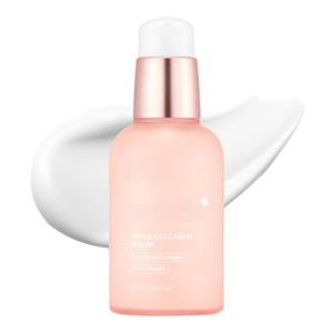 Sérum triple léger pour le soin de la peau, niacinamide et acide hyaluronique, sérum au collagène 55 ml - Product Image 1