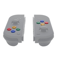 Kit de Repuesto de Joystick Rojo, Azul, Amarillo, Verde, Arcoíris y Botones ABXY para el Control de Nintendo Switch OLED