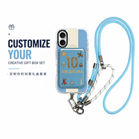 Étui de téléphone magnétique pour cadeaux d'entreprise avec porte-cartes, support et plaque métallique rotative à 360 degrés en TPU – Vente en gros