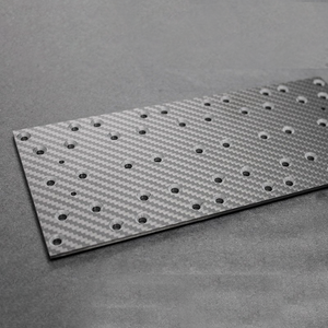 Placa de hoja de fibra de carbono CNC 3K personalizable de alta calidad de venta directa de fábrica - Product Image 2