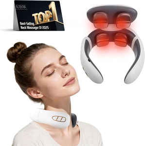Masajeador Eléctrico de Cuello Mini Xuannuo H99 2024, el Más Vendido del Año, con Sensación Real al Tacto, Color Blanco - Product Image 3