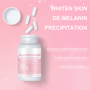 Private Label Glutathionecapsules met hoge sterkte ondersteunen de levergezondheid, 1500 mg geconcentreerde formule, glutathion supplement - Product Image 6
