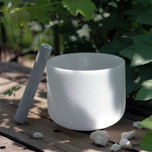 Frosted Thạch Anh Pha Lê Hát Bát C # D D # E F # G # A # B Lưu Ý Chakra Thiết Kế Nhà Sản Xuất Bán Buôn - Product Image 3