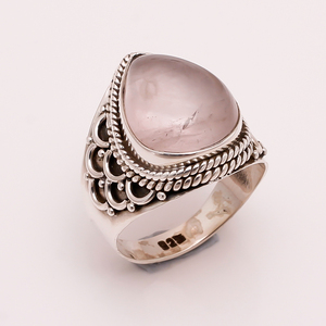 Bijoux fins faits à la main Bague en argent sterling 925 avec pierres précieuses en rhodochrosite naturelle Style classique pour fête Fournisseurs indiens en gros - Product Image 4