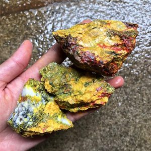 Wholesale Natural Orange Realgar Rough Stone Raw <b>Crystal</b> Mineral Specimen Home Decoration Ornament - Product Image 6