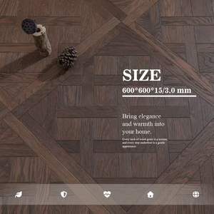 Parquet en chêne européen à larges lames, revêtement <span class=keywords><strong>de</strong></span> sol en bois d'ingénierie moderne pour cuisine et chambre, résistant à l'eau - Product Image 4