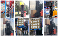 Apilador Eléctrico de Tres Vías para Pasillos Estrechos, Capacidad de Carga de 1000 kg a 2000 kg, Neumáticos Sólidos Antidesgaste, Sistema de Control Inteligente, Baja Tasa de Fallos