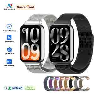 Bracelet de montre intelligente à fermoir magnétique en acier inoxydable pour <span class=keywords><strong>Xiaomi</strong></span> <span class=keywords><strong>Mi</strong></span> <span class=keywords><strong>Band</strong></span> 9 Pro 8 Pro Correa pour Redmi Watch 6 <span class=keywords><strong>5</strong></span> 4 - Product Image 1