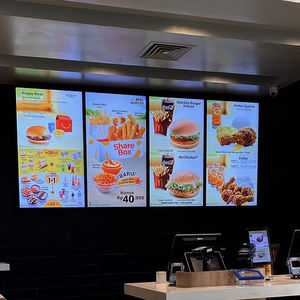 Vente directe d'usine Cadre en aluminium fin 50X70 Afficheur de <span class=keywords><strong>menu</strong></span> LED Insérer une affiche Publicité Boîte <span class=keywords><strong>à</strong></span> lumière LED - Product Image 2