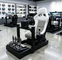 Siège de course LK personnalisé blanc pied-de-poule compatible harnais JDM, sièges de course pour journées sur circuit, simulateur universel VR pour voiture