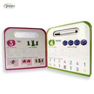 Chất Lượng Cao Tùy Chỉnh Trẻ Em Lau Sạch Mầm Non Thực Hành Cuốn Sách Viết Khô Xóa Hội Đồng Quản Trị Cuốn Sách Thư Tìm Hiểu Để Viết - Product Image 6