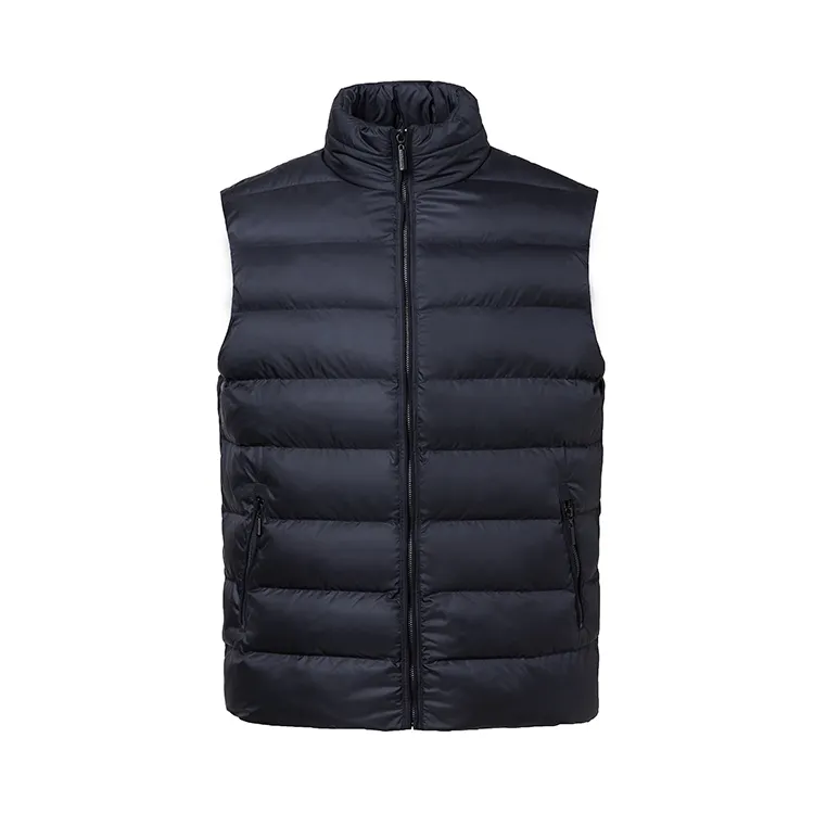 Фабричный жилет, новый дизайн, Теплая мужская куртка на заказ, зимняя водонепроницаемая верхняя одежда на молнии