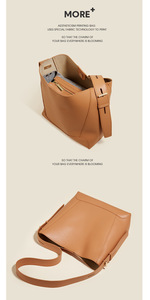 Venta al por mayor bolsos de lujo para las mujeres de moda de cuero genuino Vintage de gran capacidad de las mujeres bolso de las señoras bolso de mano portátil - Product Image 5