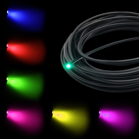 Câble à fibres optiques étanche en PE/PVC noir pour la décoration de piscine Star Light
