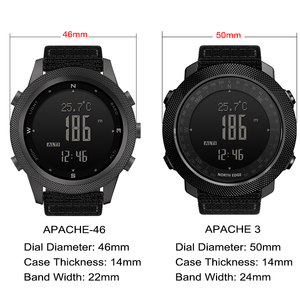 NORTH EDGE <span class=keywords><strong>AP46</strong></span>, reloj digital para hombre, deportes al aire libre, correr, nadar, deportes al aire libre, relojes deportivos, altímetro, barómetro, brújula WR50M - Product Image 3