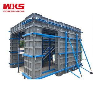 Sistema de encofrado de gran oferta, fundición de aluminio, hormigón, aluminio para construir casas 6061-T6, construcción de edificios - Product Image 1