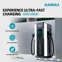 Station de recharge rapide extérieure HAIDIRA DC 30-400kW IP55 Chargeur EV à double connecteur OEM ODM