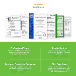 מכירה חמה ירקות ופטריות מיובשים בהקפאה מיובשים בתפזורת עבור אבקות ומתכונים לקוביות - Product Image 4