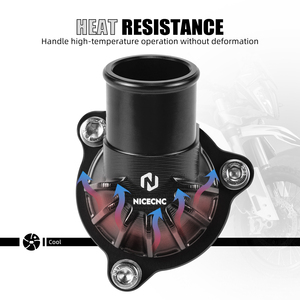 Boîtier de thermostat en aluminium NICECNC pour moto, raccord de tuyau d'eau pour <span class=keywords><strong>KTM</strong></span> <span class=keywords><strong>790</strong></span> 890 Duke Adventure R <span class=keywords><strong>ADV</strong></span> 2018-2024 - Product Image 5