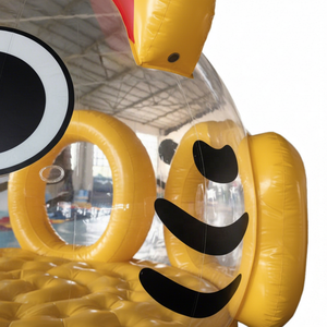 Château <span class=keywords><strong>gonflable</strong></span> géant pour enfants sur le thème du tigre, en PVC personnalisé, pour parc extérieur, certifié CE, facile à monter - Product Image 3