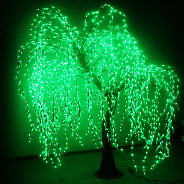 Wholesale 3D Motif Light LED Willow Light Artificial LED Lighted Tree for Outdoor Decorate