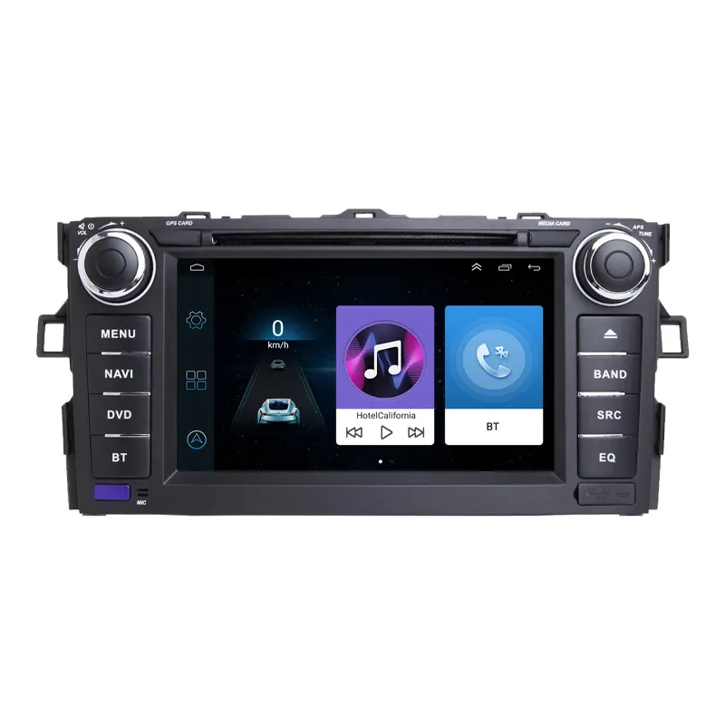 7 Inch Auto Audio Systeem Spiegel Link 2Gb 32Gb Wifi Voor Toyota Auris 2007-2012 Auto Multimedia Navi Gps 2 Din Android Auto Speler