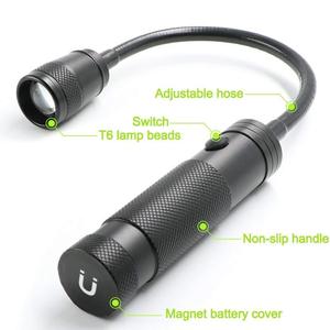 Lámpara de Trabajo Telescópica Flexible con Imán, Luz LED Recargable Portátil para Reparación de Automóviles, Enfoque Ajustable de 360 Grados - Product Image 3