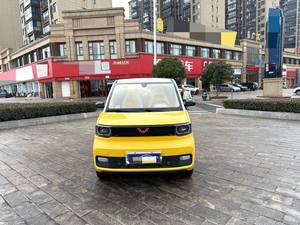 Prix Abordable <span class=keywords><strong>2021</strong></span> Wuling Hongguang MINI EV Macaron Édition Sandwich 120km Extérieur Jaune Voiture Électrique Pure Très Rentable - Product Image 2