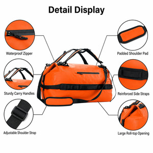 Sac de voyage en polyester durable, résistant à l'eau, personnalisé, de luxe, avec fermeture éclair, pour la navigation de plaisance et les activités de plein air - Product Image 2