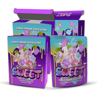 Boîtes d'emballage portables personnalisées en carton ondulé imperméable, refermables, anti-odeur, sacs en Mylar pour aliments pour bébés et sucre