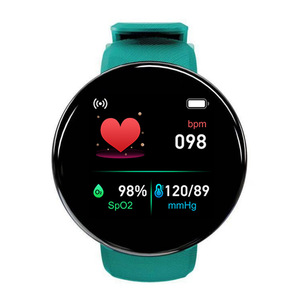 2025 Round Shape Tập Thể Dục Kỹ Thuật Số Thông Minh Đồng Hồ Heart Rate Monitor Smartwatch D18 Thông Minh Đồng Hồ Cho Nam Giới Phụ Nữ - Product Image 1