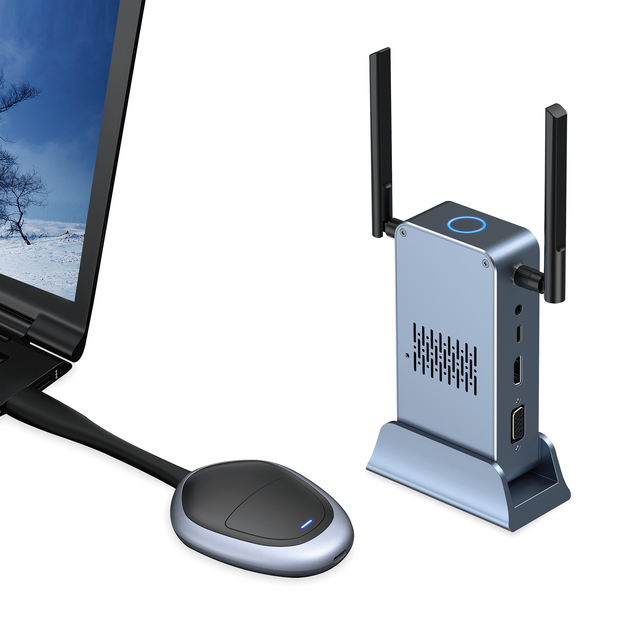 G52+R18  Wireless Transmitter Plastic for 4K High-Definition Point-to-Point Transmission Reception Laptop Projector