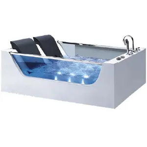 यूरोपीय इनडोर लक्जरी स्नान टब 2 व्यक्ति बाथटब भँवर मालिश bathtubs