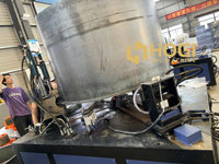Machine à franges hydrauliques automatiques HOGI pour le poinçonnage et le sertissage des bords des ventilateurs axiaux
