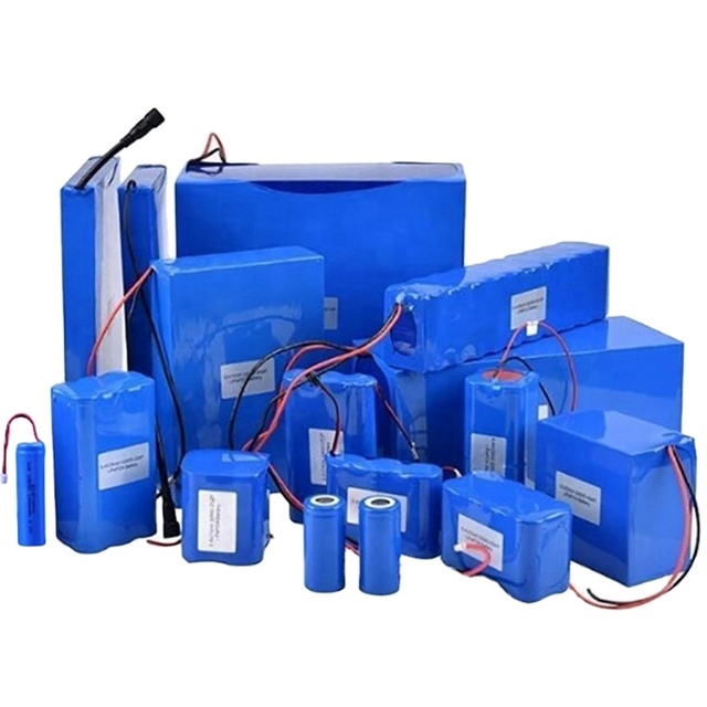 Customized 2Ah~20Ah Rechargeable Li Ion Lifepo4 Battery Pack 3.7V 7.4V 12V 14.8V 18650 Lithium Battery Cell for Solar System