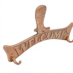 Exquisite Design Boot <b>Hook</b> <b>Wall</b> Decorative Door Mount Welcome <b>Hook</b> Metal Cast Aluminium Multifunctional Design Equestrian <b>Hooks</b> - Product Image 1