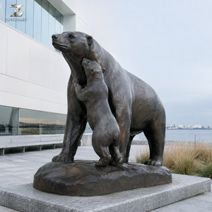 Scultura <span class=keywords><strong>di</strong></span> <span class=keywords><strong>leone</strong></span> in bronzo, artigianato in metallo, fusione realistica, statua ecologica <span class=keywords><strong>di</strong></span> fauna selvatica per esterni, parchi, piazze, giardini e paesaggi - Product Image 5