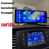 Universel Portable 10.26 pouces voiture stéréo Carplay Android Auto voiture stéréo DVD degré Rotation lecteur autoradio